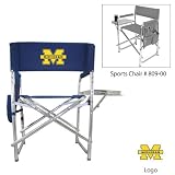 University of Michigan Sports Chair - Navy Embroidered