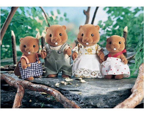 Childrens Toyshop  Toys : Sylvanian Families Beaver Family