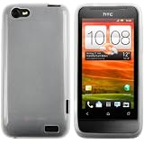 mumbi TPU Skin Case HTC One V Silikon Tasche H�lle - Silicon Protector Schutzh�lle transparent wei�von "mumbi�"