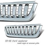 02-05 Ford Explorer Rascal Style Grill Shell All Chrome