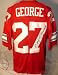 Eddie George Autographed/Hand Signed Ohio State Jersey with Heisman 95 Inscription