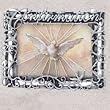 Confirmation Commemorative Plaque - CONFIRMATION and Descending Dove - Silver Tone Finish - H2" x W3"