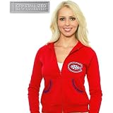 Majestic Threads NHL Montreal Canadiens Zip Hoodie, Red, Large