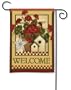 Country Geranuims Garden Flag 12" x 18"