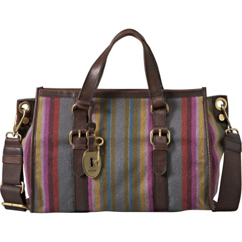 Fossil Emory Stripe Satchel