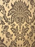 Wallpaper Astek Superfresco Flock Effect Elizabeth Bronze 17155