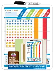 Board Dudes Magnetic Dry Erase Rewards Chore Chart (11020WA-4)