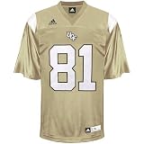 adidas UCF Knights #81 Gold Replica Football Jersey
