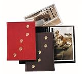 Pet Brag Book, Genuine Italian Leather, Holds 20 "4 x 6" Pictures