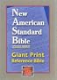 NASB Giant Print Reference Bible (Black Genuine Leather)