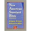 NASB Giant Print Reference Bible (Black Genuine Leather)