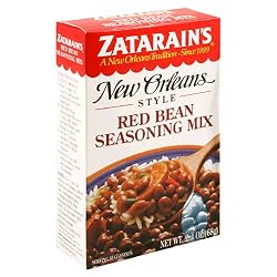Zatarain's New Orleans Style Red Bean Seasoning Mix, 2.4-Ounce Boxes (Pack of 12)