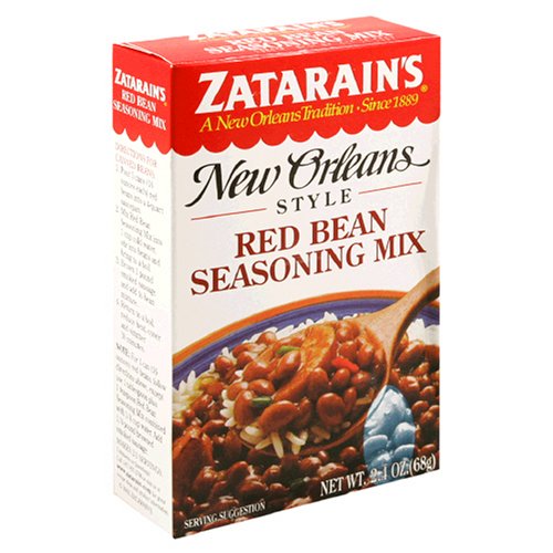 Zatarain's New Orleans Style Red Bean Seasoning Mix, 2.4-Ounce Boxes (Pack of 12)
