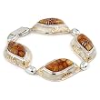 Brown Millacreli Curved Bracelet