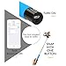 Evies Stainless Steel Selfie Stick with Built in Rechargeable Bluetooth Shutter Button for GoPro  Camera, iPhone 4, 4s, 5, 5s, 6, 6 Plus, iPods, Samsung Galaxy S3, S4, S5, S6, Note 2, 3, 4 - Blue