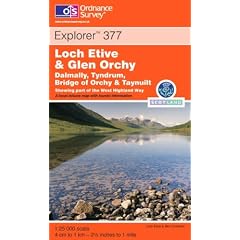 Loch Etive and Glen Orchy: Dalmally, Tyndrum, Bridge of Orchy and Taynuilt (Explorer Maps)