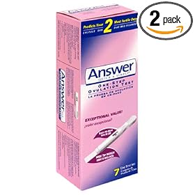Answer Quick & Simple One-Step Ovulation Test (Pack of 2)