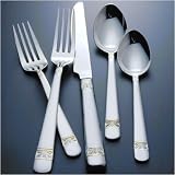 Waterford Flatware Wicklow Glossy #0544 67 Pc Set W/ Chest