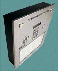 Doorking 1810 Series Flush Mount Hands Free Gold-Plated Telephone Entry Systems 1000 Memory