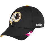 Reebok Washington Redskins Breast Cancer Awareness Coaches Structured Adjustable Hat Adjustable