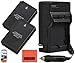 Pack of 2 EN-EL20 Batteries And Battery Charger for Nikon Coolpix A, 1 J1, 1 J2, 1 J3, 1 S1 Digital Camera + More