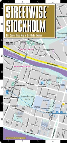 Streetwise Stockholm Map - City Center Street Map of Stockholm, Sweden (Streetwise (Streetwise Maps))