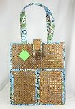 Vera Bradley Tiki Tote Bag Bali Blue
