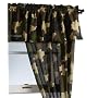 InStyle Home Collection Camouflage 81 by 15-Inch Window Valance, Brown