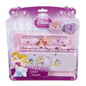 Disney Princesses - DP11645 - Fourniture Scolaire - Set Plumier - 6 Pi�ces