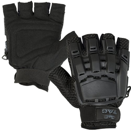 Valken V-TAC Half Finger Plastic Back Airsoft Gloves