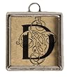 Upper/Lower Case Monogram Necklace - D