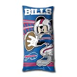 BSS - Buffalo Bills NFL Mickey Folded Body Pillow (18in x 36in)