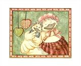 The Geese Family IV by Isabelle de Bercy poster print,11.8 in. x 9.5 in.