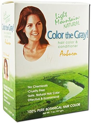 Hennagray Color & Conditioner for Gray Hair Auburn 7 oz(pack of 2)