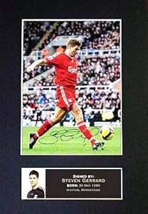 STEVEN GERRARD SIGNED PRINT