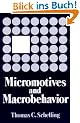Micromotives and Macrobehavior (Fels Lectures on Public Policy Analysis)