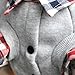 PanDaDa Dog Cat Grid Sweater Puppy Warm T-Shirt Pet Clothes Polo Shirt Dog (L, Gray)