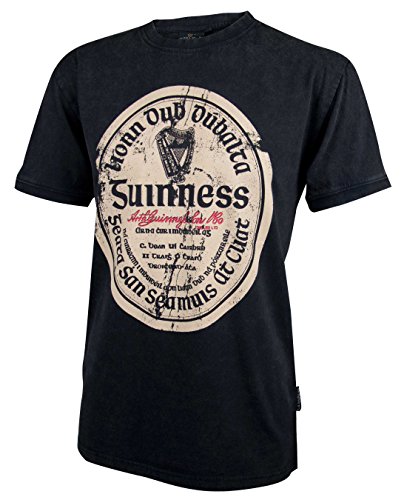 Guinness® Distressed Gaelic Label T-Shirt