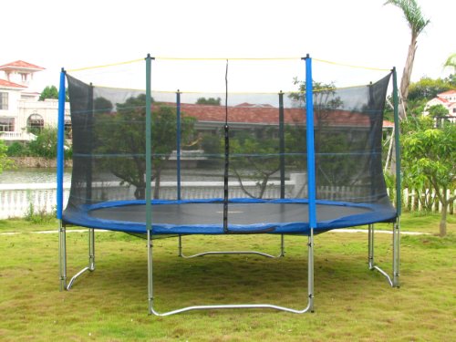Pure Fun 12-Foot Trampoline and Enclosure Set