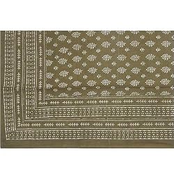 Cotton Bed Sheets from India for Home Interiors Twin Size (bssht656)