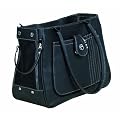 Grace bag, imitation leather, 17 � 29 � 40 cm, black