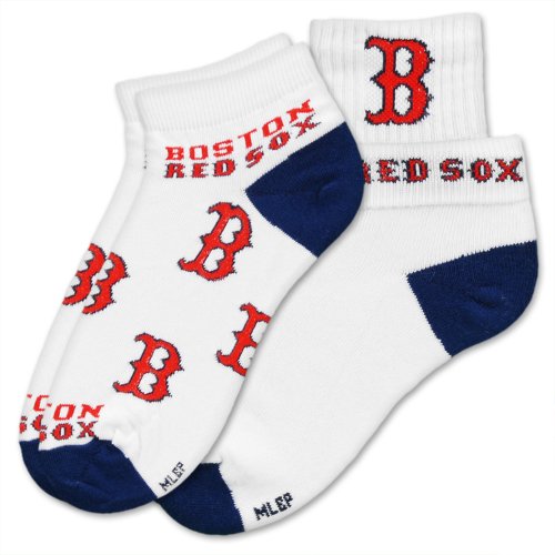 MLB Boston Red Sox Women's Socks (2 Pack, Medium)