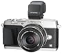 Olympus  E-P5 17mm f1.8 and VF-4 16.1 MP Compact System Camera with 3-Inch LCD (Silver with Black Trim)