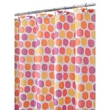 InterDesign Rialto 72-Inch by Curtain Pink/Orange