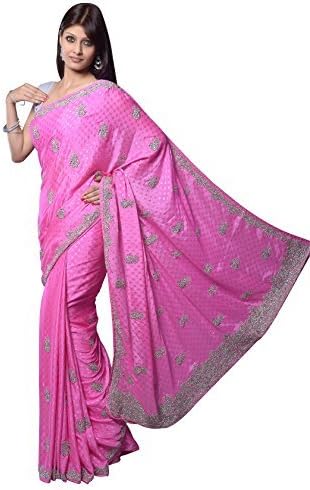 Aarti Saree Women's Hand Embroider Designer Party Wear Lehanga Pink Free Size