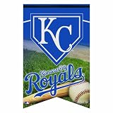 MLB Kansas City Royals Premium Felt Banner 17-by-26 inch