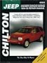 Jeep Wagoneer/Comanche/Cherokee    1984-98 (Chilton's Total Car Care Repair Manuals)