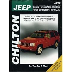 Jeep Wagoneer/Comanche/Cherokee 1984-98 (Chilton's Total Car Care Repair Manuals)