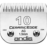 Andis Pet #10 CeramicEdge Blade Set, 1/16-Inch - 1.5 mm (64315)