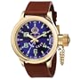 Invicta Men's 7216 Signature Collection Russian Diver 18kt Gold-Plated GMT Watch